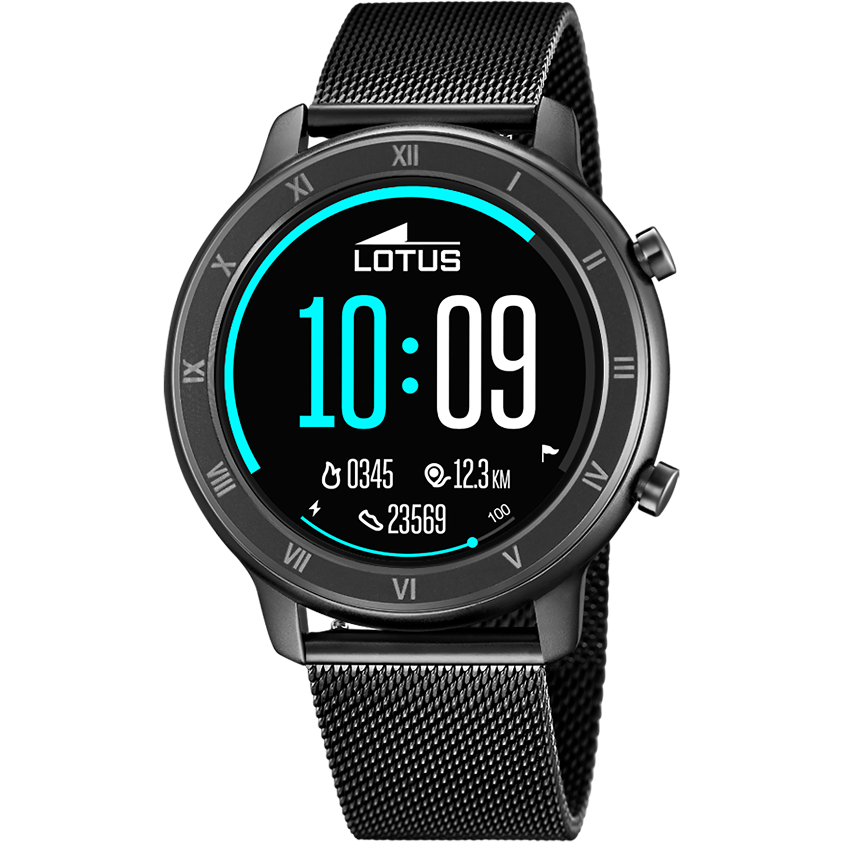 Smartwatch lotus 50039/1 com pulseira de aço inoxidável, bluetooth, masculino_PRODUCT