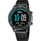 Smartwatch lotus 50039/1 com pulseira de aço inoxidável 316l, bluetooth, masculino