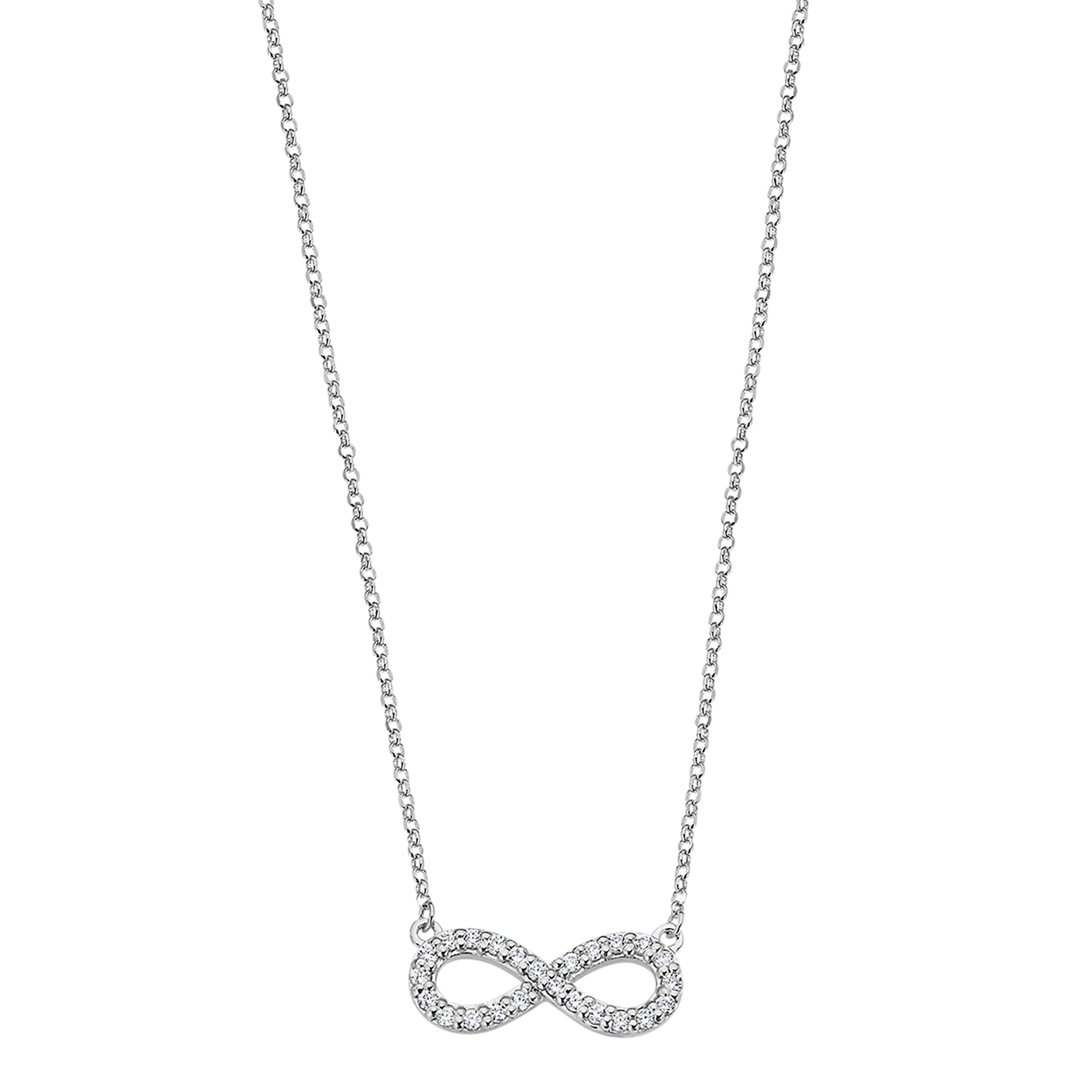 Colar infinito lotus silver trendy lp1253-1/1 prata, mulher_PRODUCT