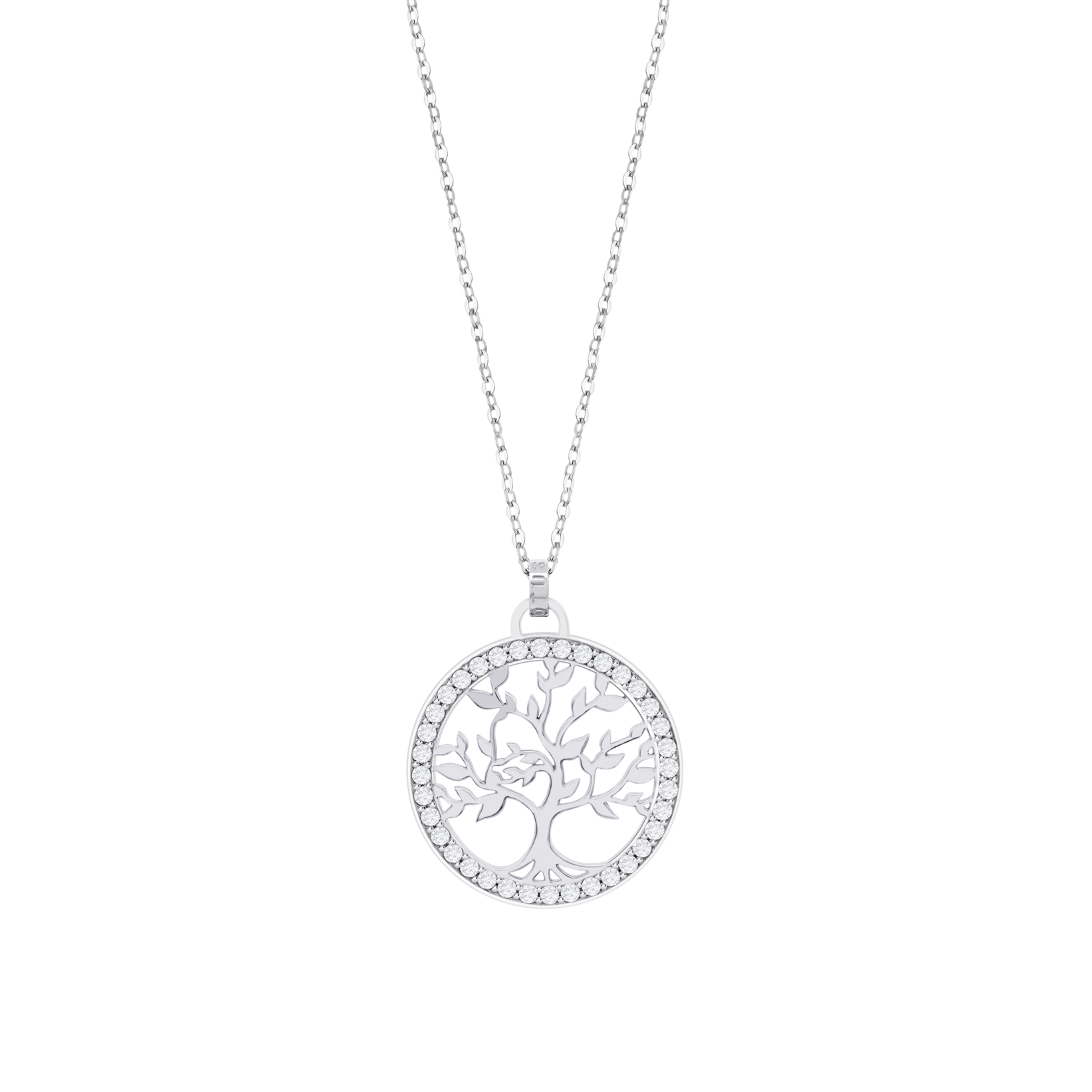 Colar árvore da vida lotus silver lp1746-1/1 prata, mulher_PRODUCT