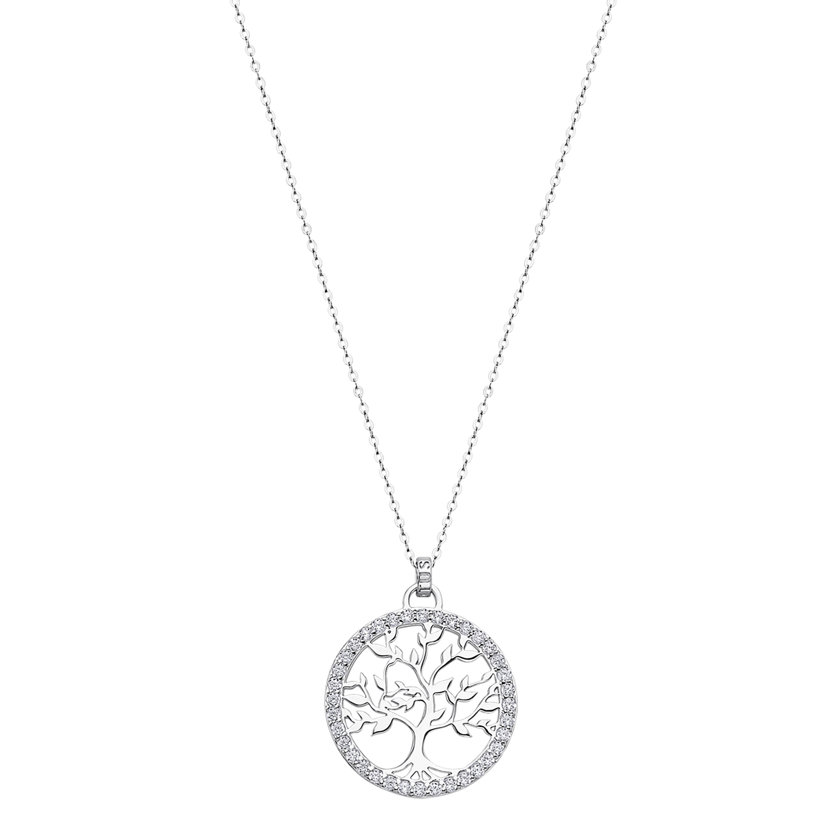Colar árvore da vida lotus silver lp1746-1/1 prata, mulher_PRODUCT