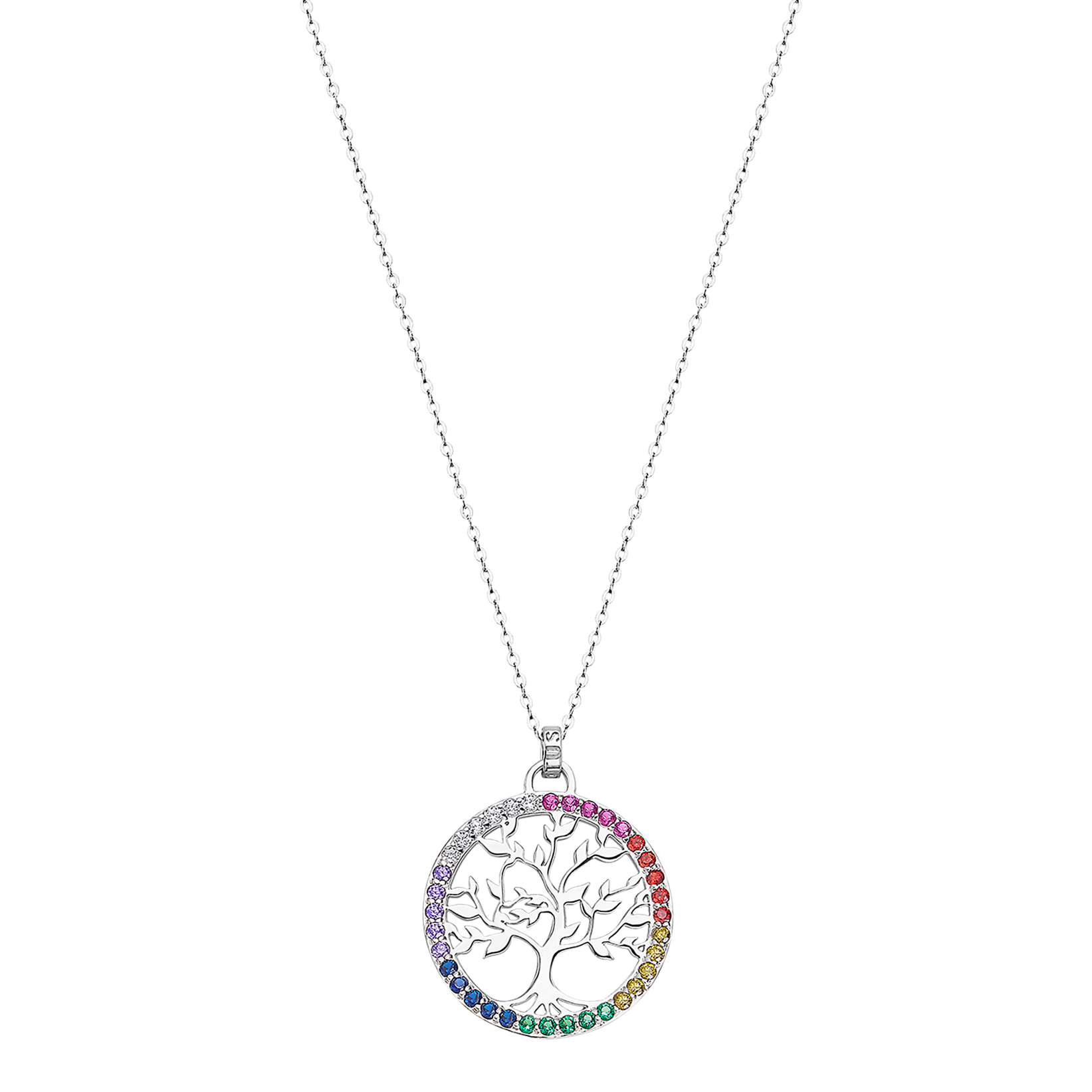 Colar árvore da vida lotus silver lp1746-1/3 prata, mulher_PRODUCT