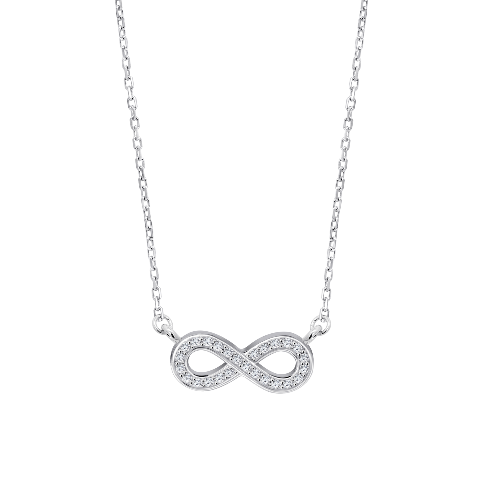 Colar infinito lotus silver trendy lp1859-1/1 prata, mulher_PRODUCT