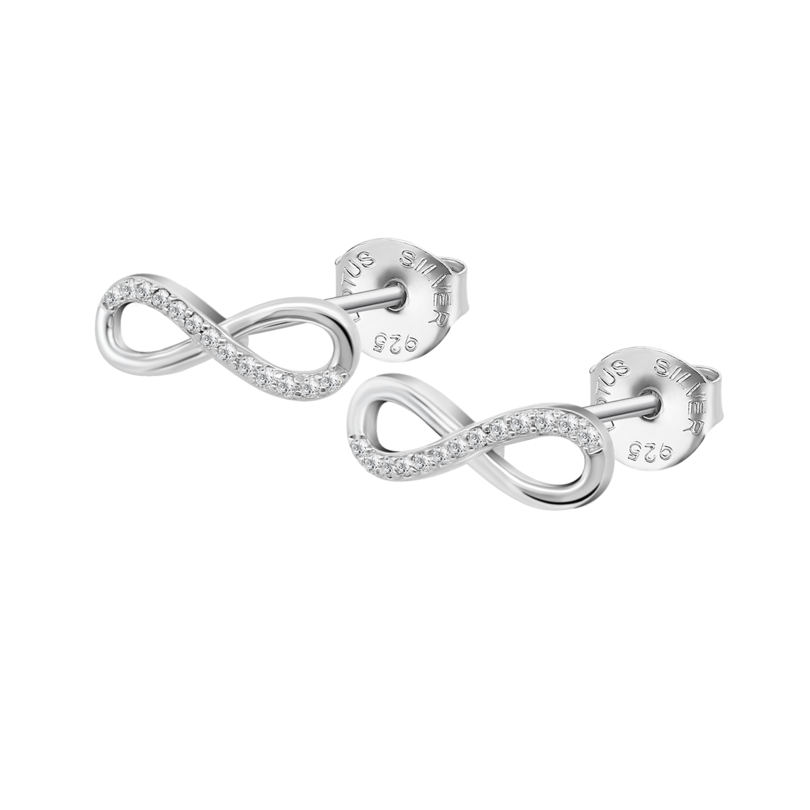 Brincos infinito lotus silver lp1872-4/3 prata, mulher_PRODUCT