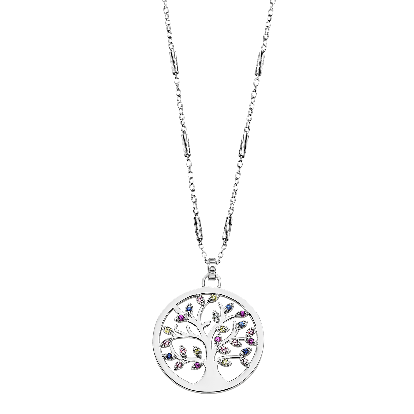 Colar árvore da vida lotus silver lp1890-1/1 prata, mulher_PRODUCT