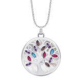 Colar árvore de vida lotus silver tree of life lp1891-1/1 prata, mulher_PRODUCT