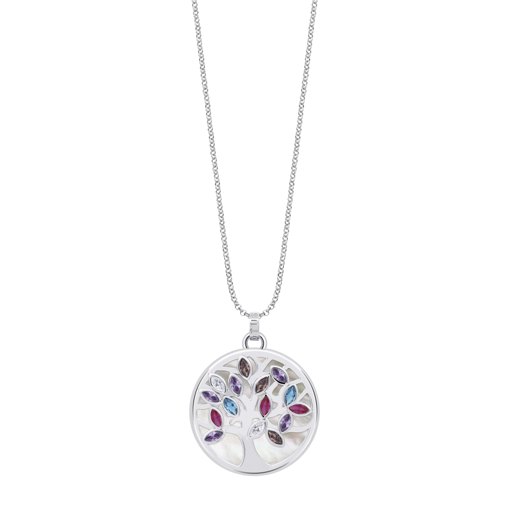 Colar árvore de vida lotus silver tree of life lp1891-1/1 prata, mulher_PRODUCT