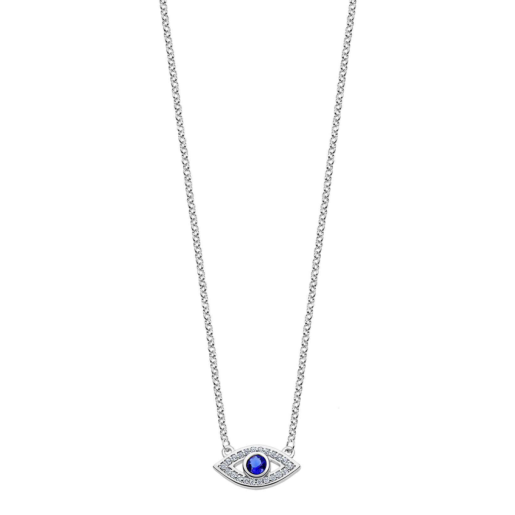 Colar olho turco lotus silver lp1971-1/1 prata, mulher_PRODUCT
