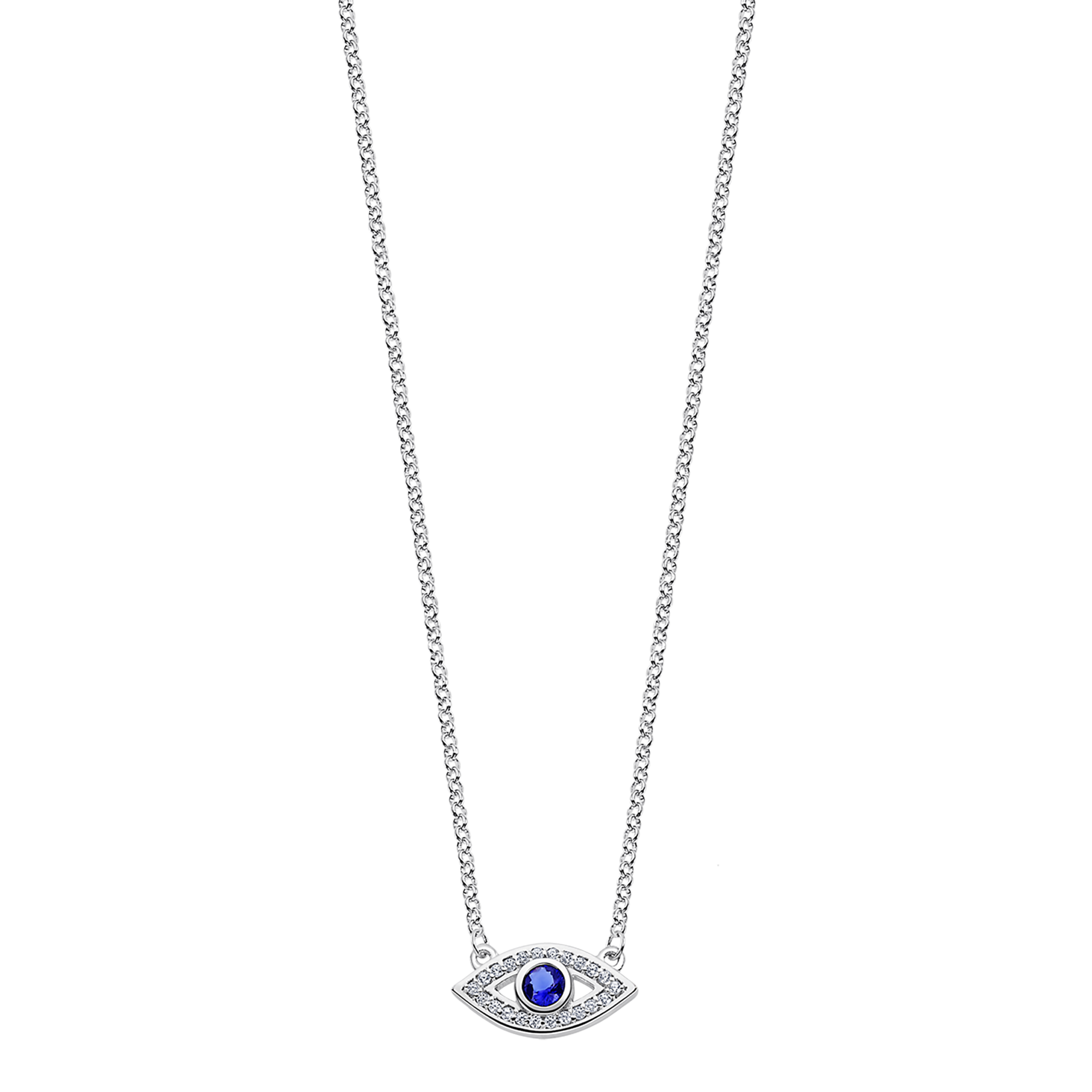 Colar olho turco lotus silver lp1971-1/1 prata, mulher_PRODUCT
