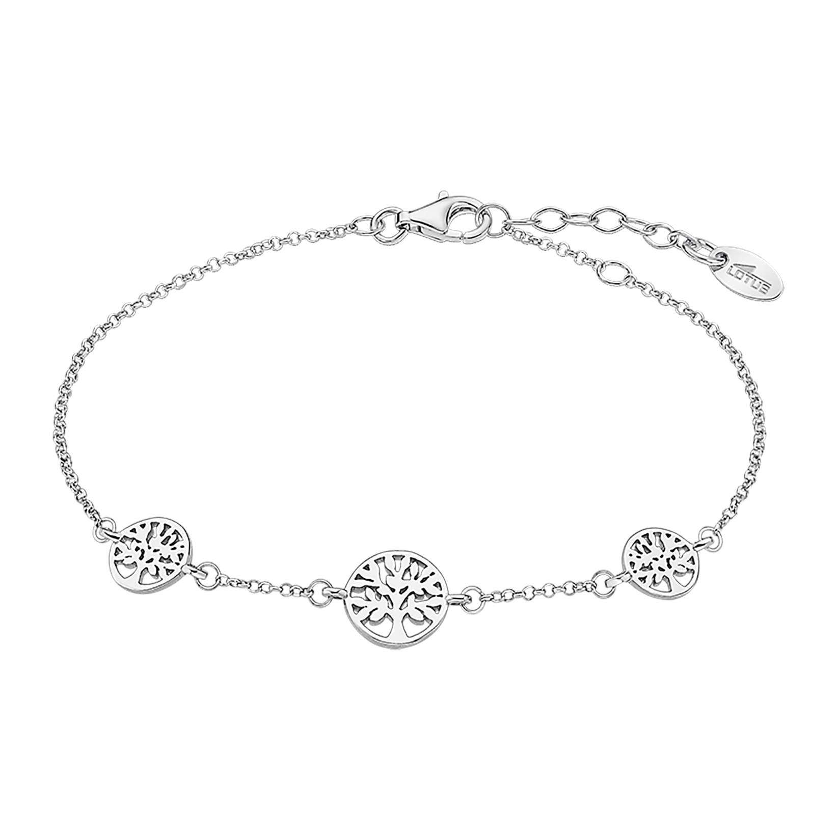 Pulseira árvore de vida lotus silver mystic lp1982-2/1 prata, mulher_PRODUCT