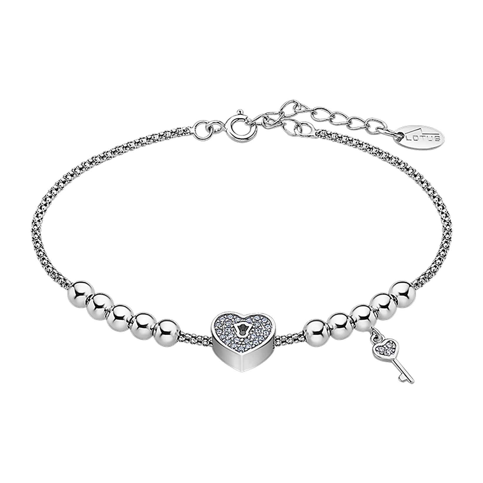 Pulseira coração lotus silver mystic lp1985-2/1 prata, mulher_PRODUCT
