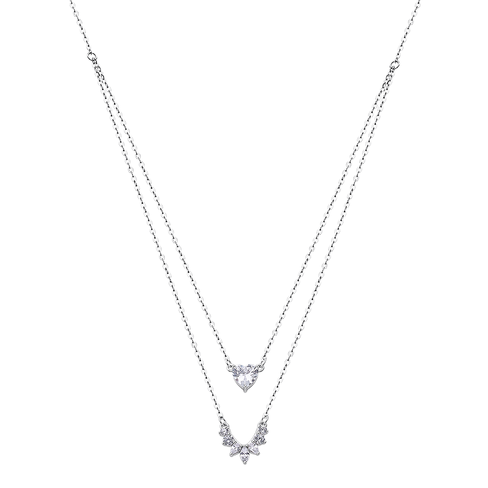 Colar lotus silver pure essential lp1988-1/1 prata, mulher_PRODUCT