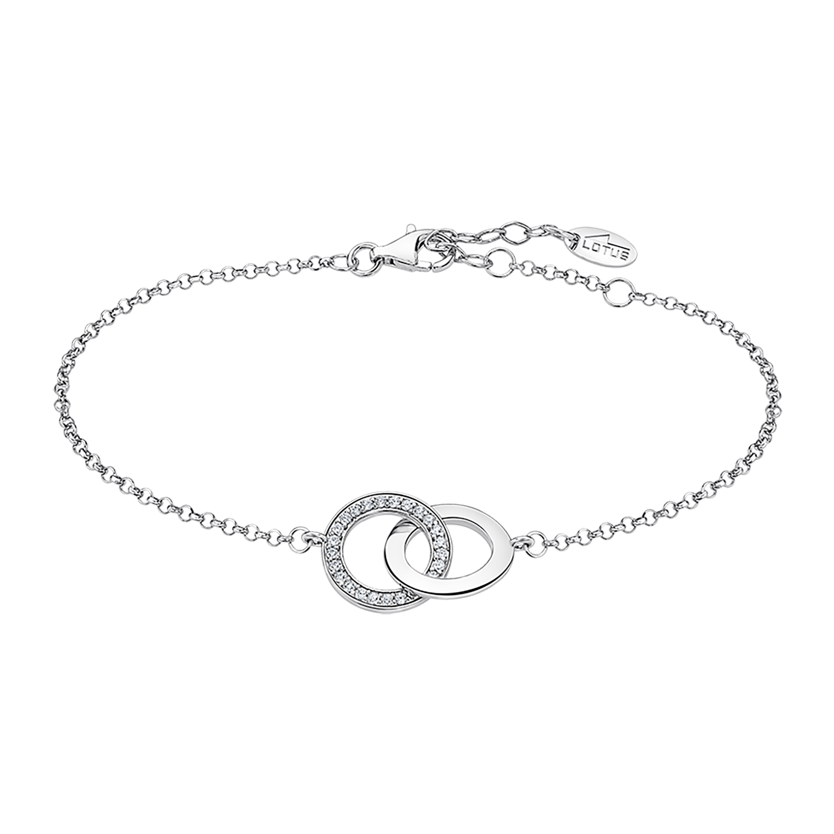 Pulseira circulos entrelaçados  lotus silver lp1990-2/1 prata, mulher_PRODUCT