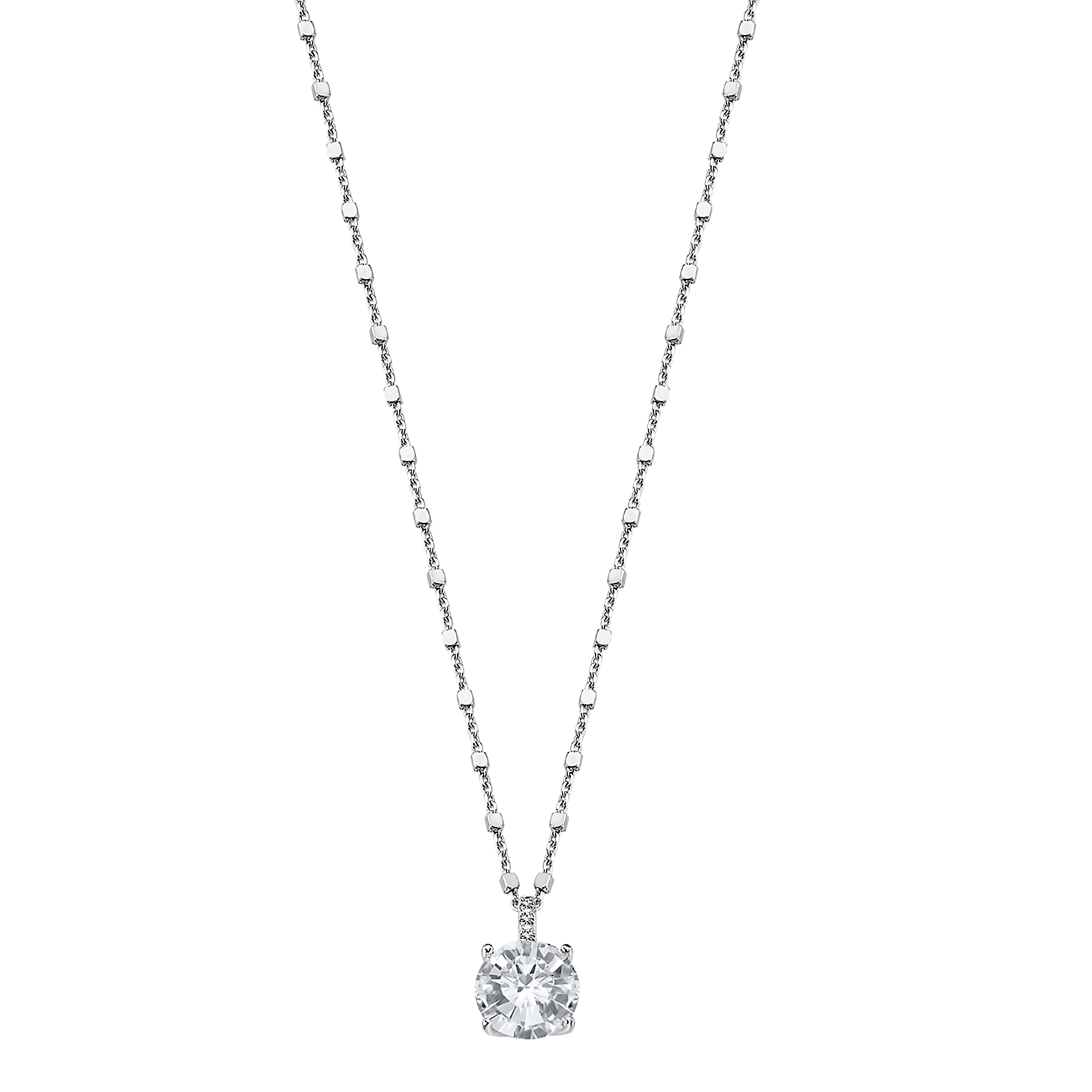 Colar lotus silver charming lady lp2005-1/1 prata, mulher_PRODUCT