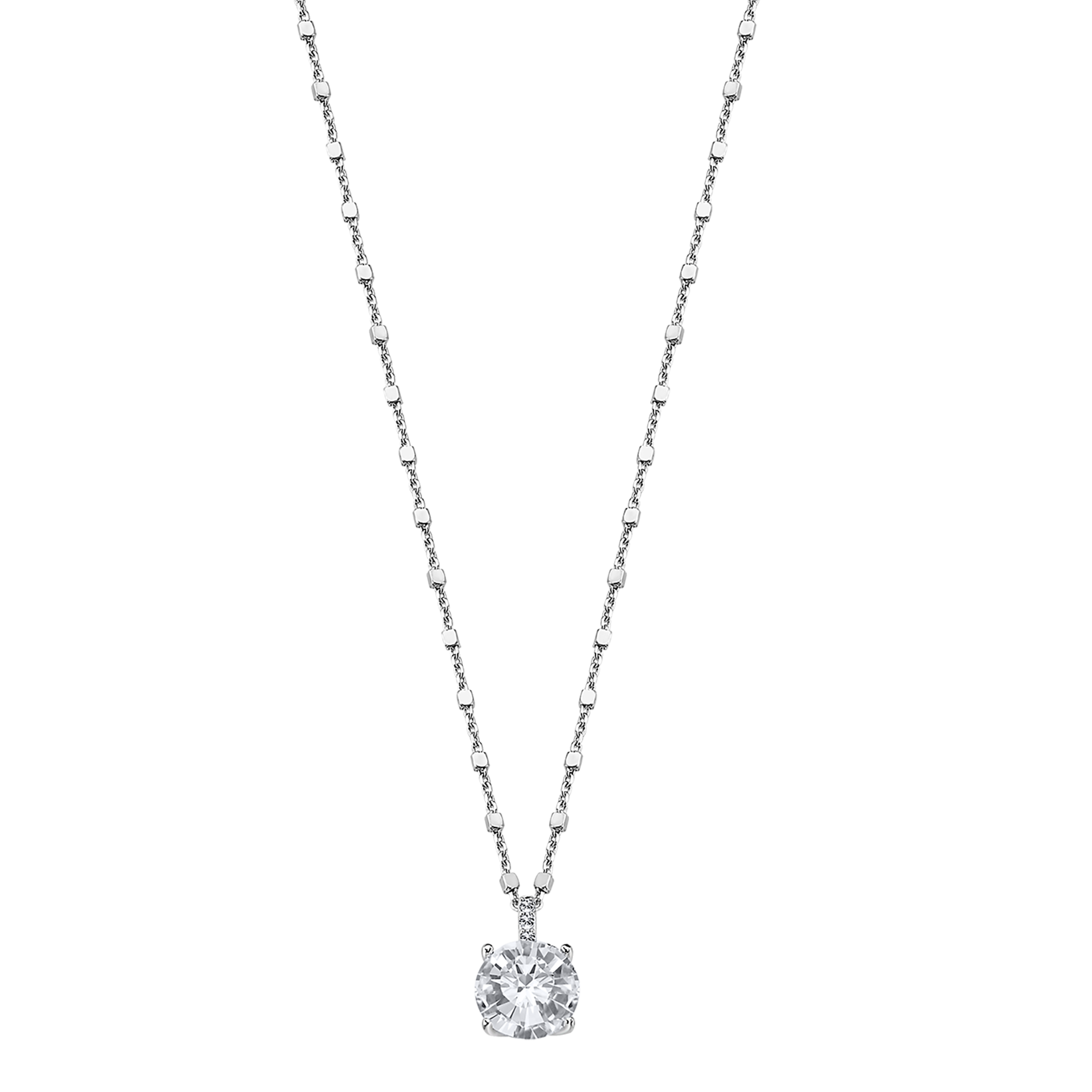 Colar lotus silver charming lady lp2005-1/1 prata, mulher_PRODUCT