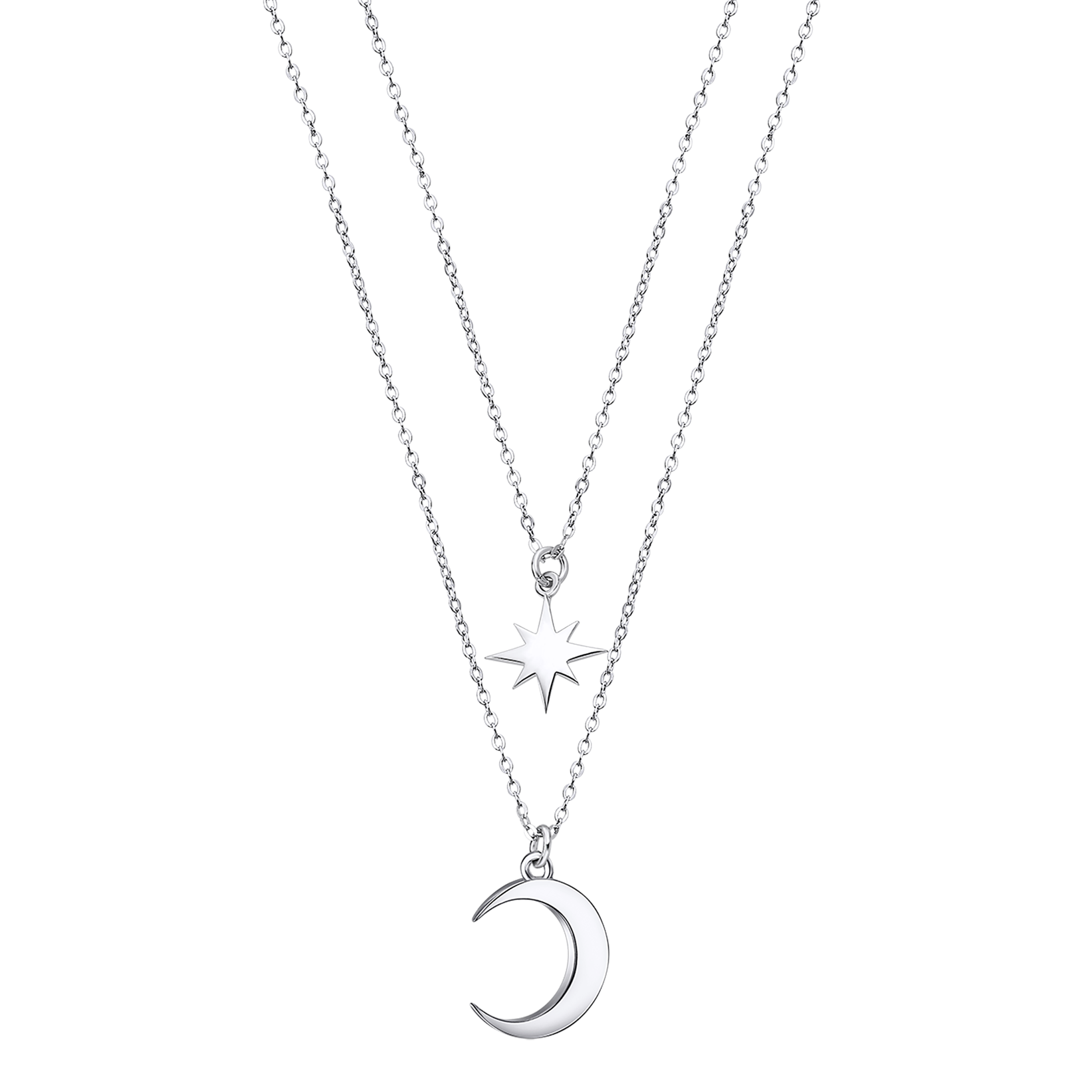 Colar lua lotus silver lp3021-1/1 prata, mulher_PRODUCT