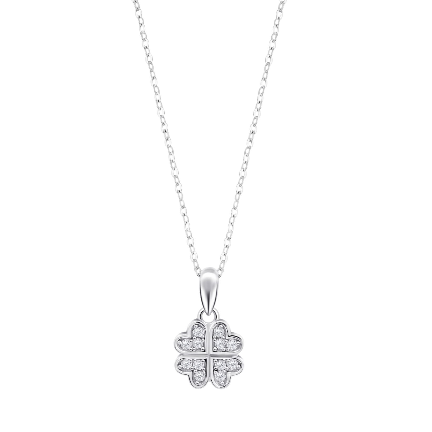 Colar trevo lotus silver lp3052-1/1 prata, mulher_PRODUCT