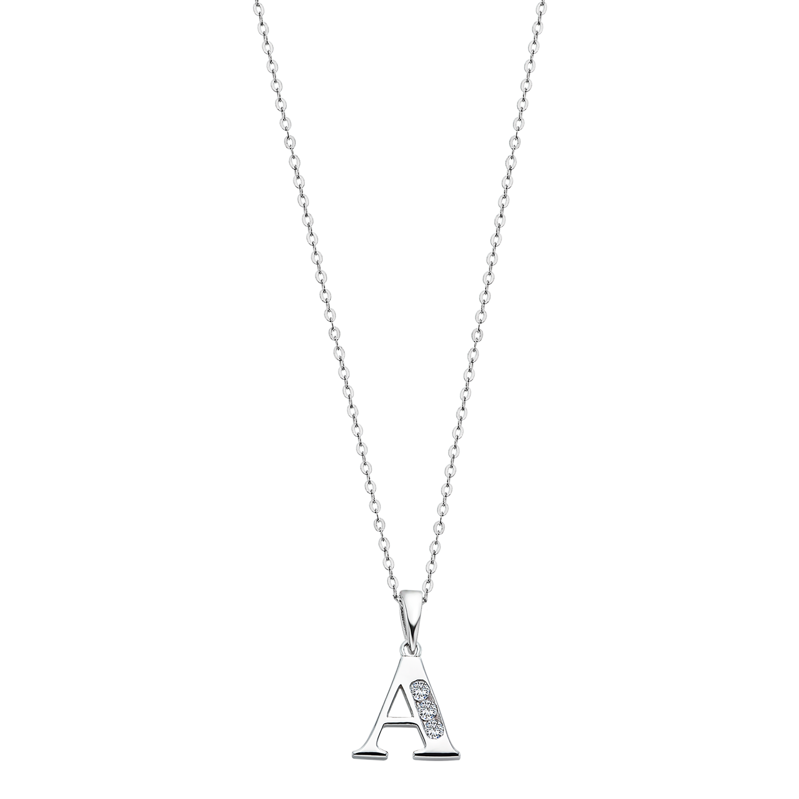 Colar iniciais lotus silver lp3054-1/a prata, mulher_PRODUCT