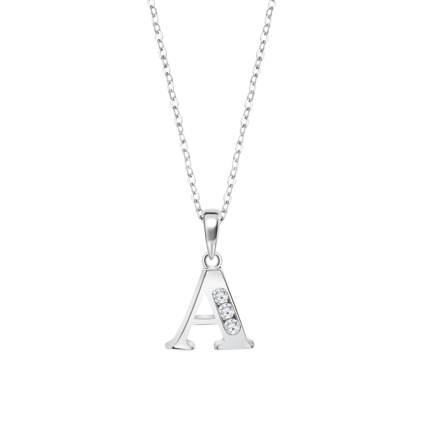 Colar iniciais lotus silver lp3054-1/a prata, mulher_PRODUCT