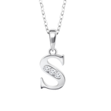 Colar letra s lotus silver trendy lp3054-1/s prata, mulher_PRODUCT