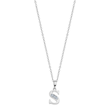 Colar letra s lotus silver trendy lp3054-1/s prata, mulher_PRODUCT