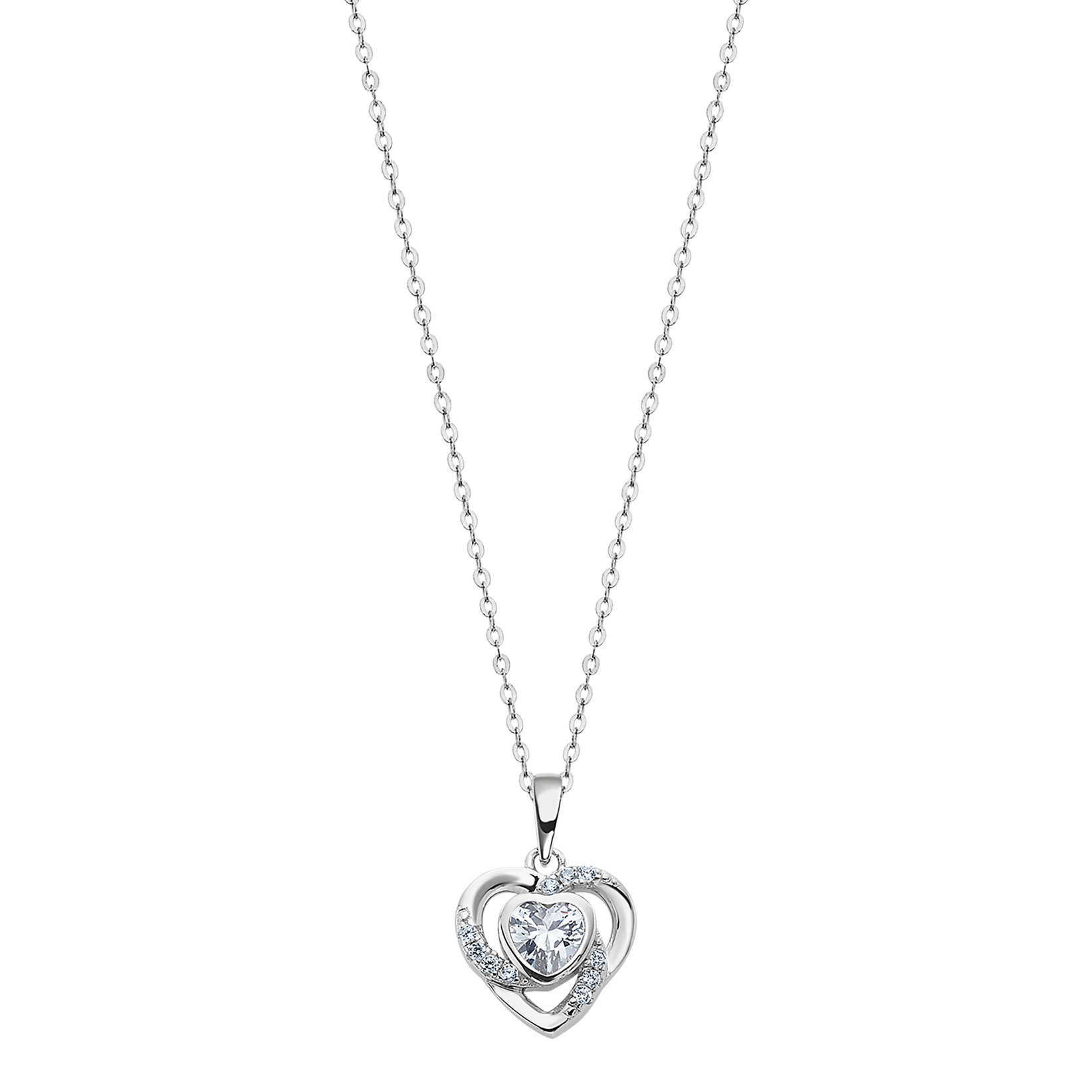 Colar coração lotus silver pure essential lp3055-1/1 prata, mulher_PRODUCT