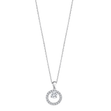 Colar flor lotus silver lp3080-1/1 prata, mulher