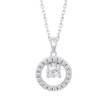 Colar flor lotus silver lp3080-1/1 prata, mulher_PRODUCT