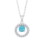 Colar flor lotus silver lp3080-1/4 prata, mulher_PRODUCT