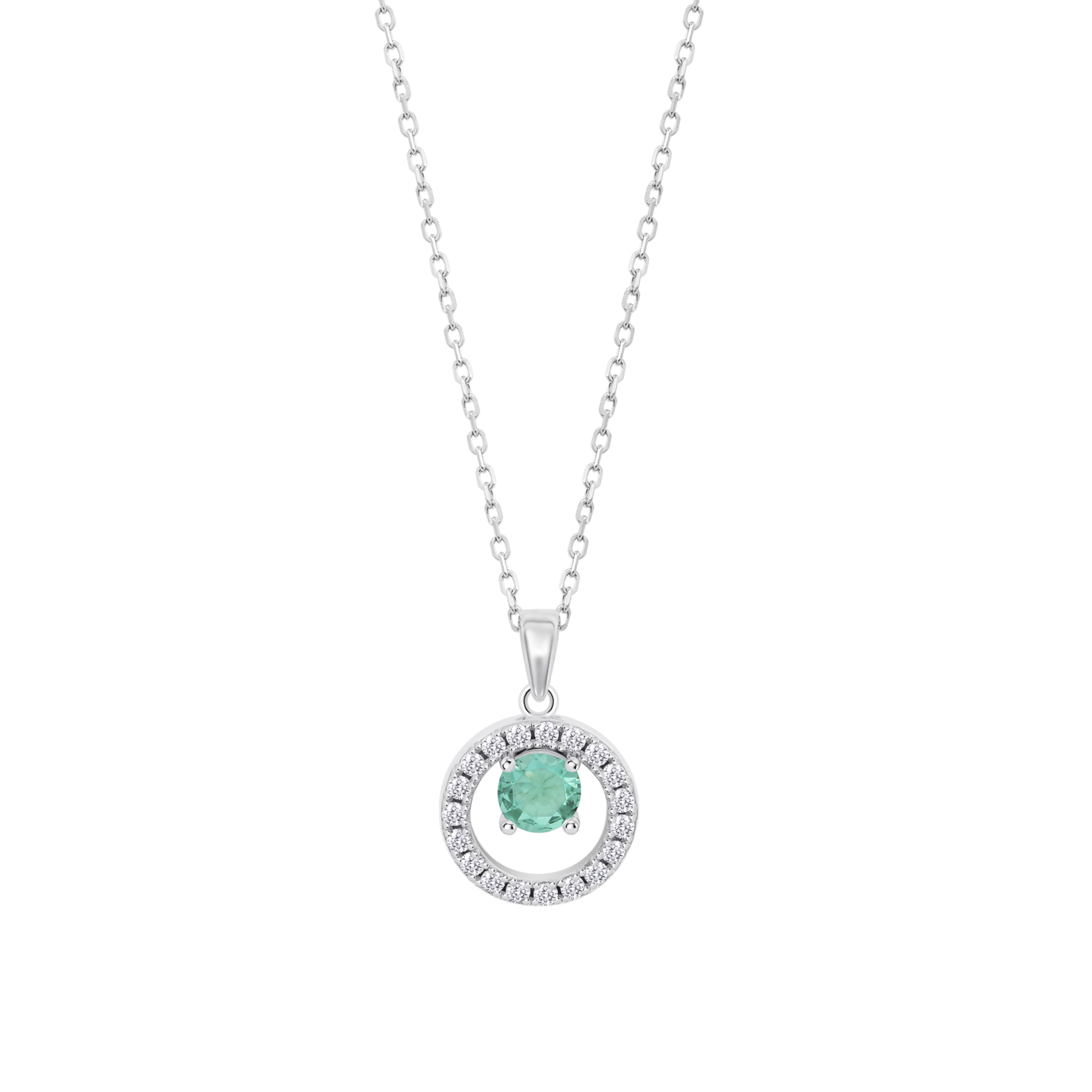 Colar flor lotus silver lp3080-1/5 prata, mulher_PRODUCT
