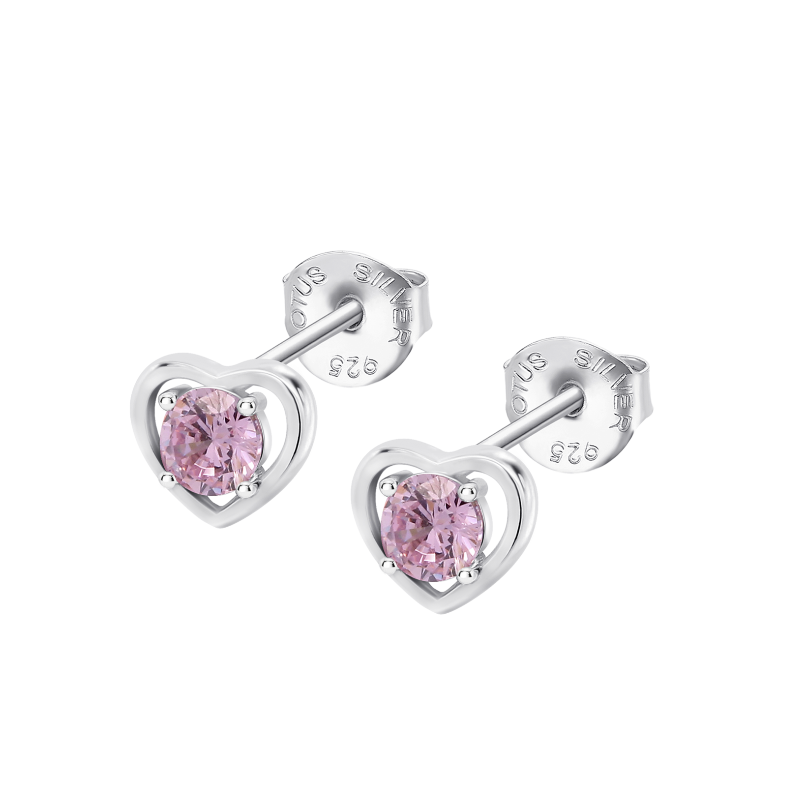 Brincos coração lotus silver lp3092-4/3 prata, mulher_PRODUCT