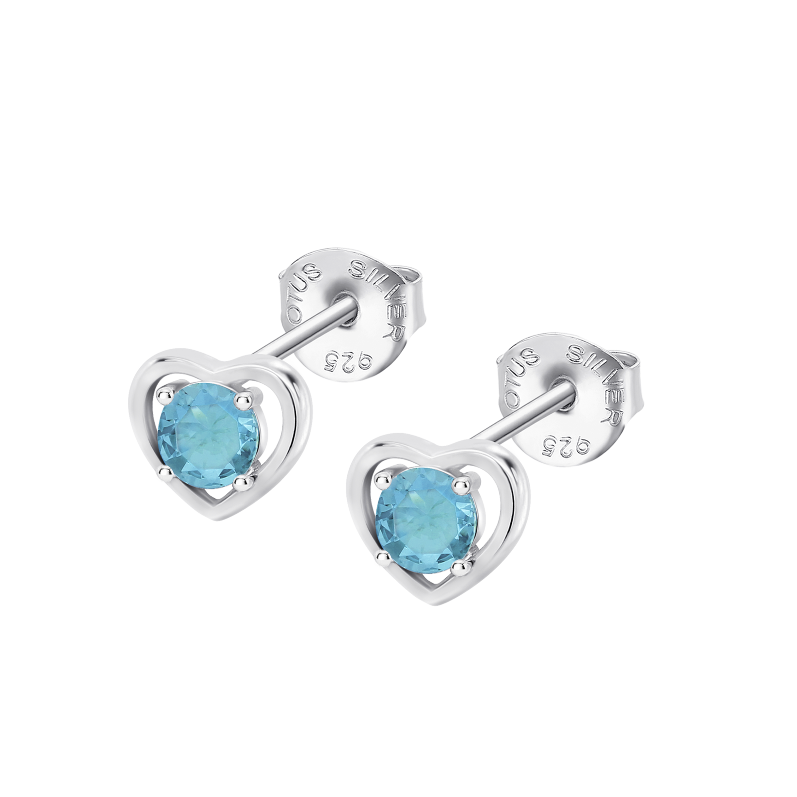Brincos coração lotus silver lp3092-4/4 prata, mulher_PRODUCT