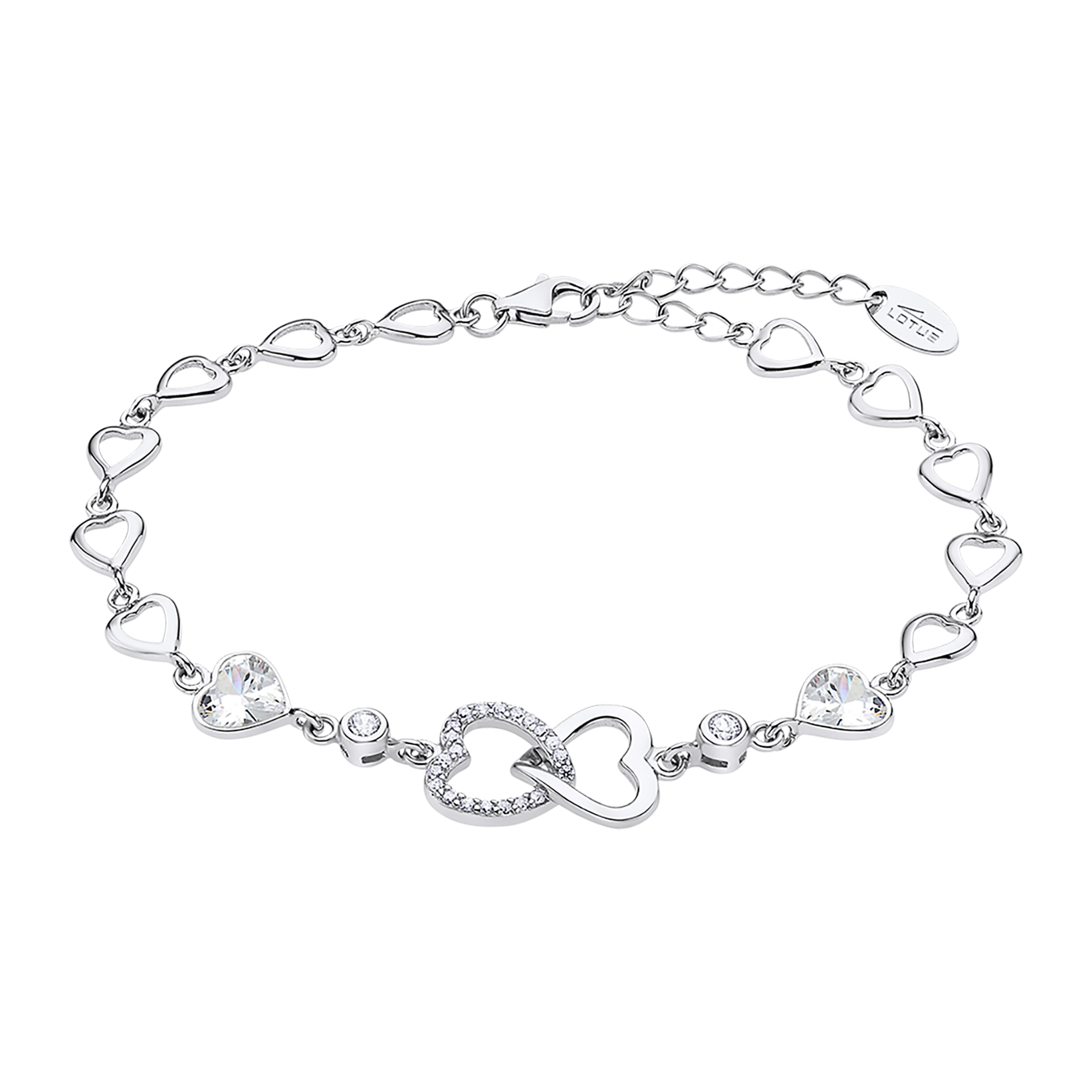 Pulseira coração lotus silver trendy lp3093-2/1 prata, mulher_PRODUCT