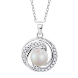 Colar pérola lotus silver lp3095-1/1 prata, mulher_PRODUCT