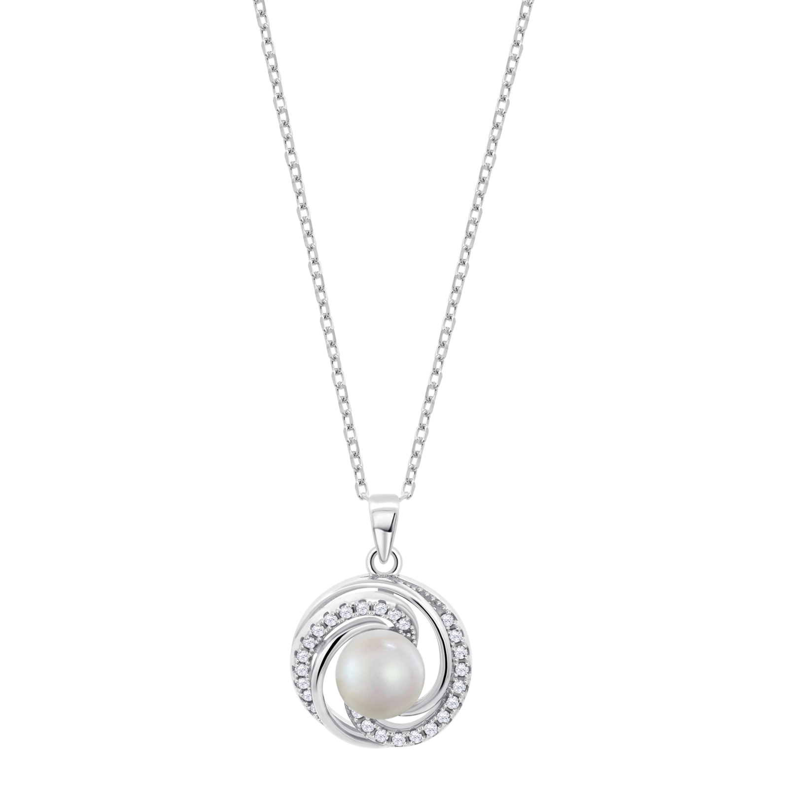 Colar pérola lotus silver lp3095-1/1 prata, mulher_PRODUCT