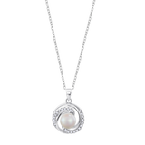 Colar pérola lotus silver lp3095-1/1 prata, mulher_PRODUCT