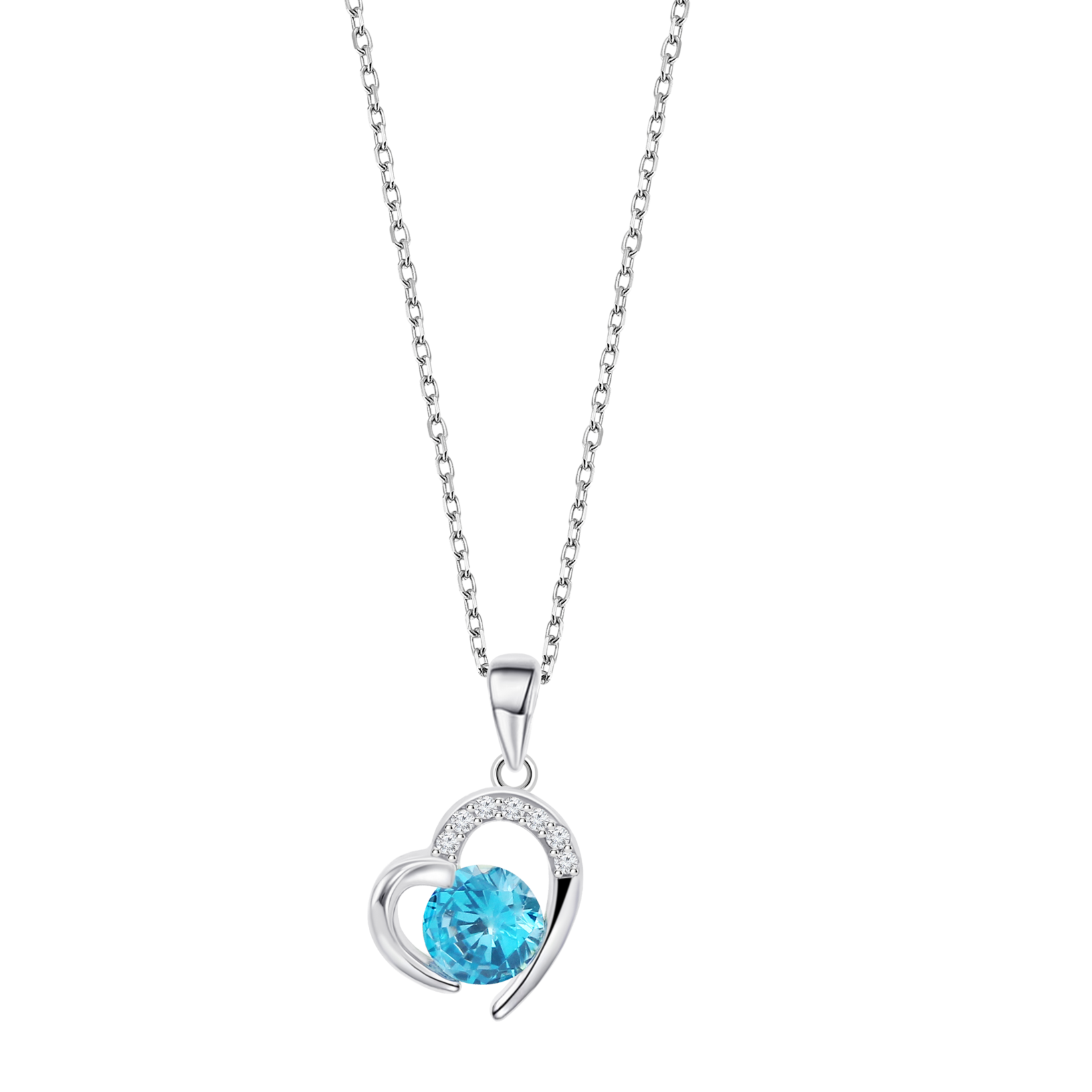 Colar coração lotus silver lp3106-1/3 prata, mulher_PRODUCT