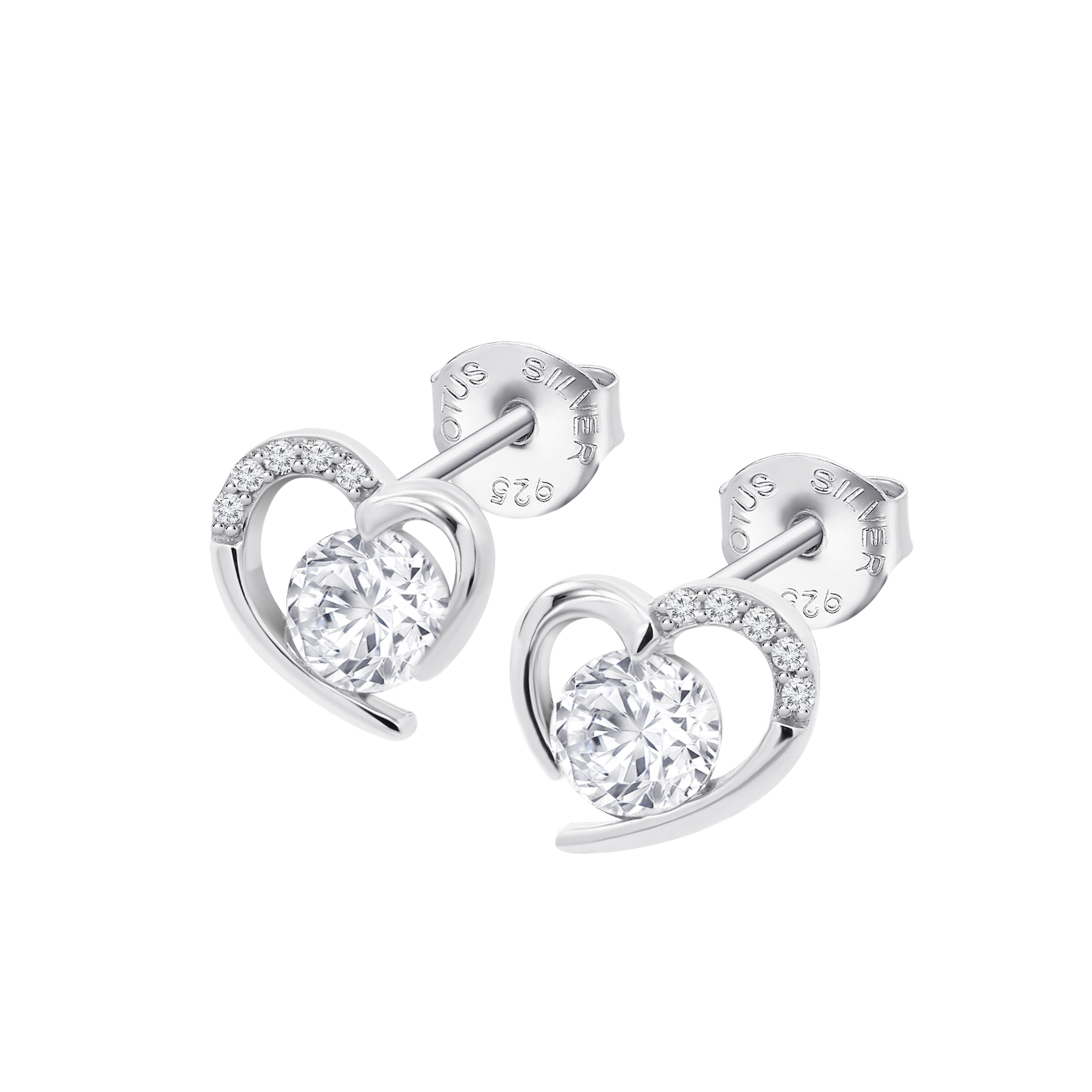 Brincos coração lotus silver lp3106-4/1 prata, mulher_PRODUCT