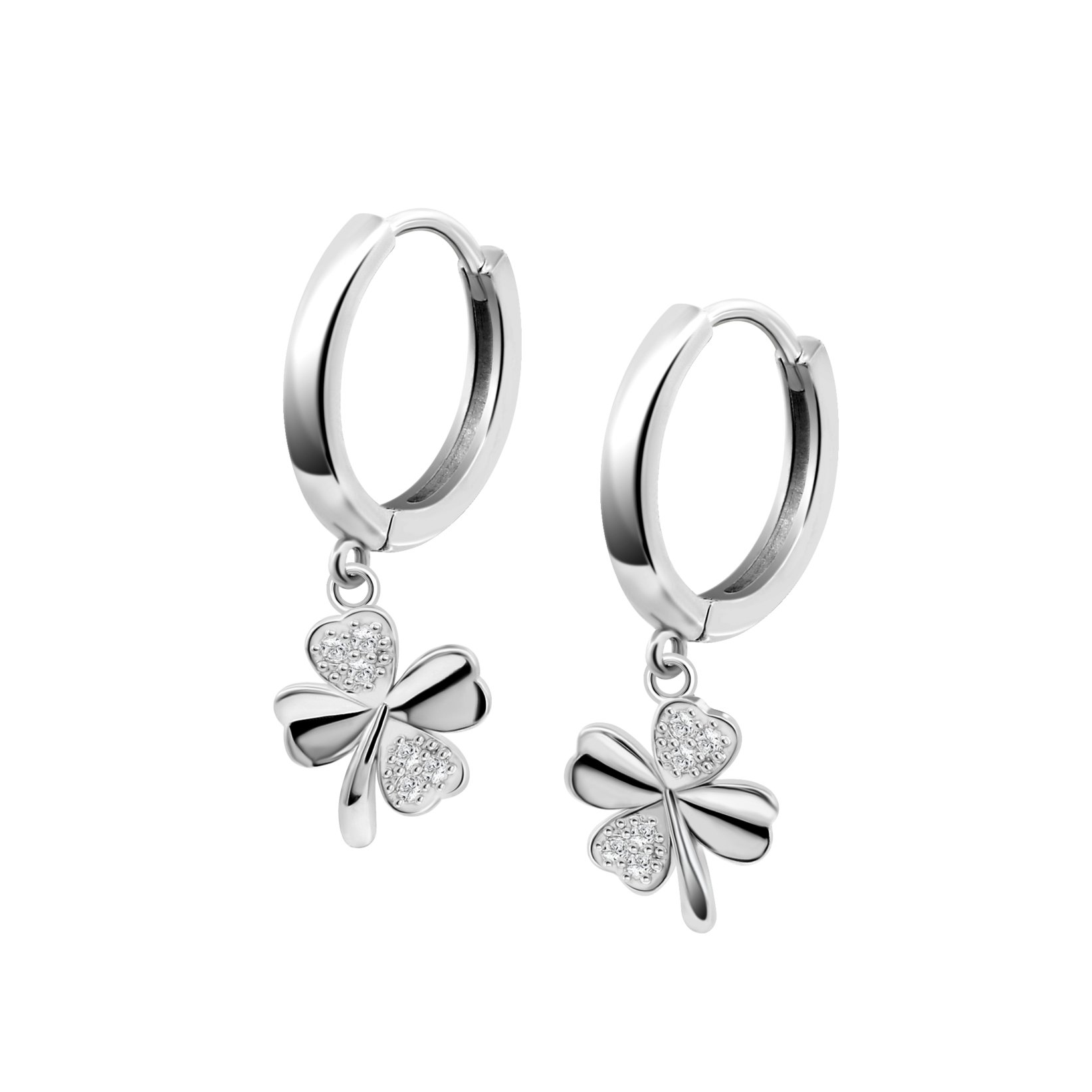 Brincos trevo lotus silver lp3108-4/2 prata, mulher_PRODUCT