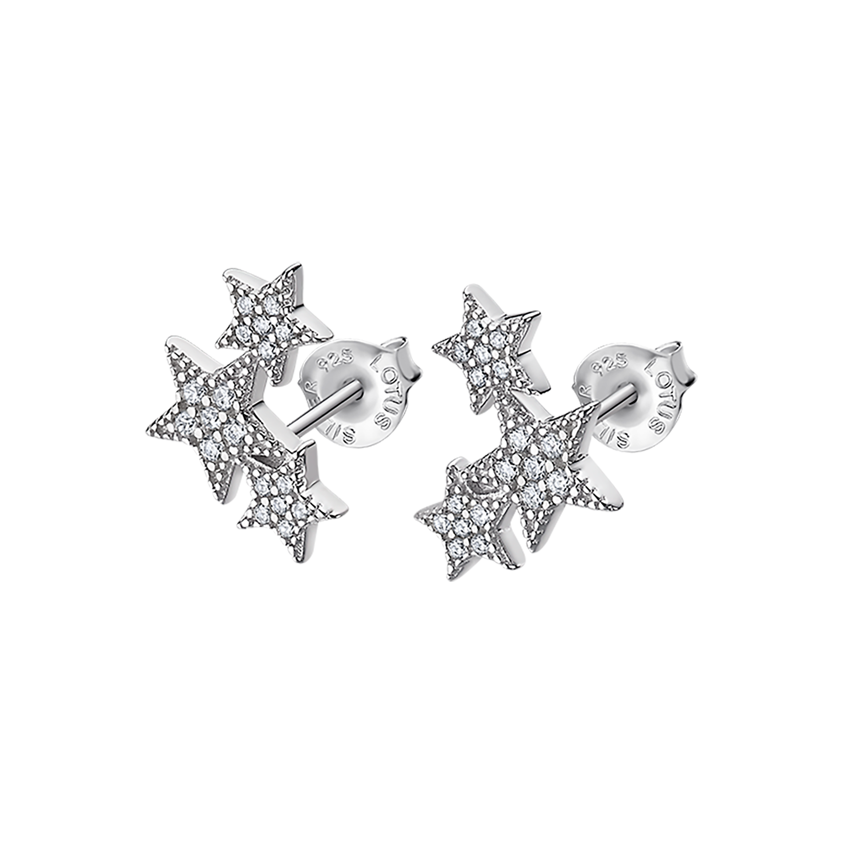 Pingentes estrelas lotus silver lp3192-4/1 prata, mulher_PRODUCT
