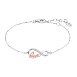 Pulseira infinito lotus silver moments lp3214-2/1 prata, mulher