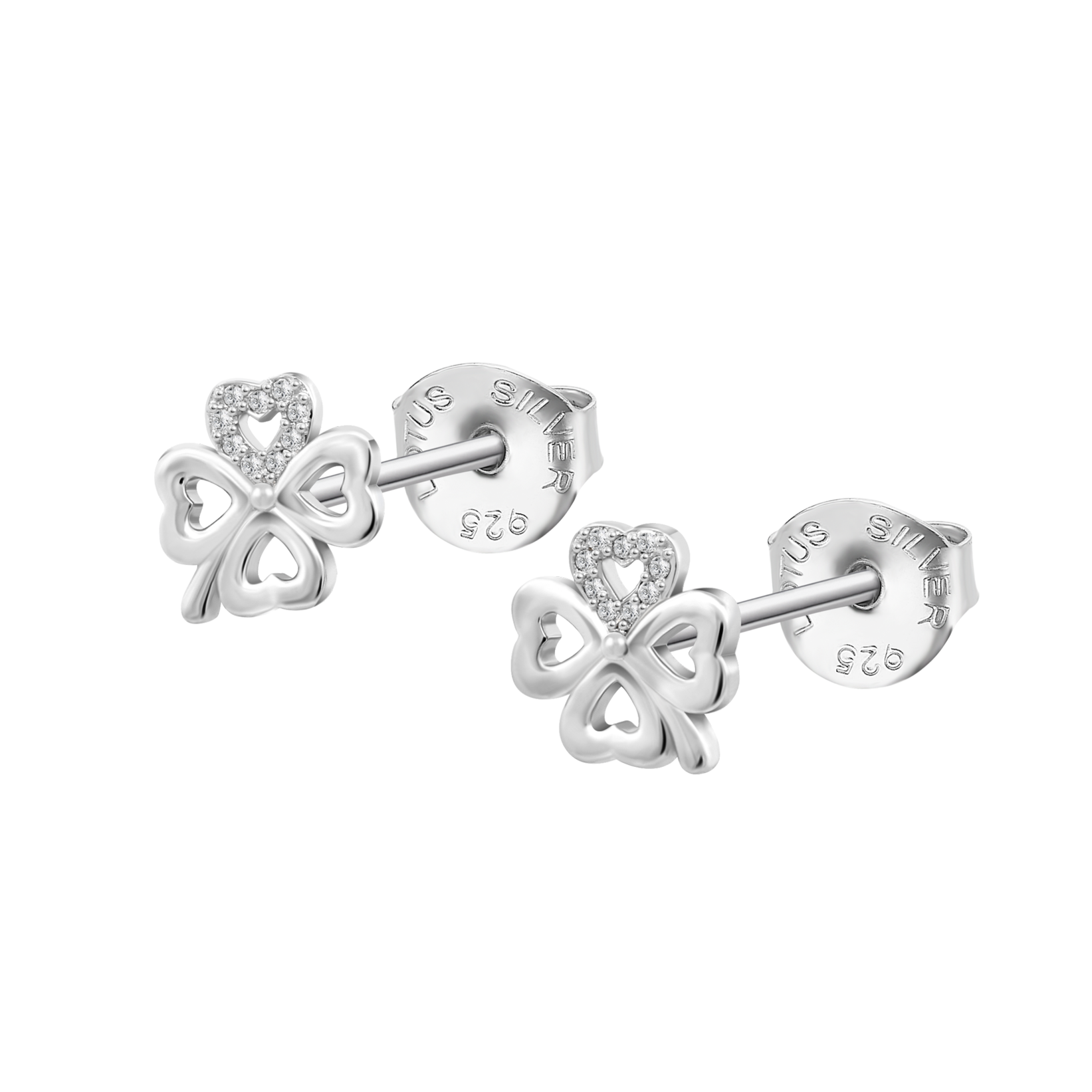 Brincos trevo lotus silver lp3305-4/1 prata, mulher_PRODUCT