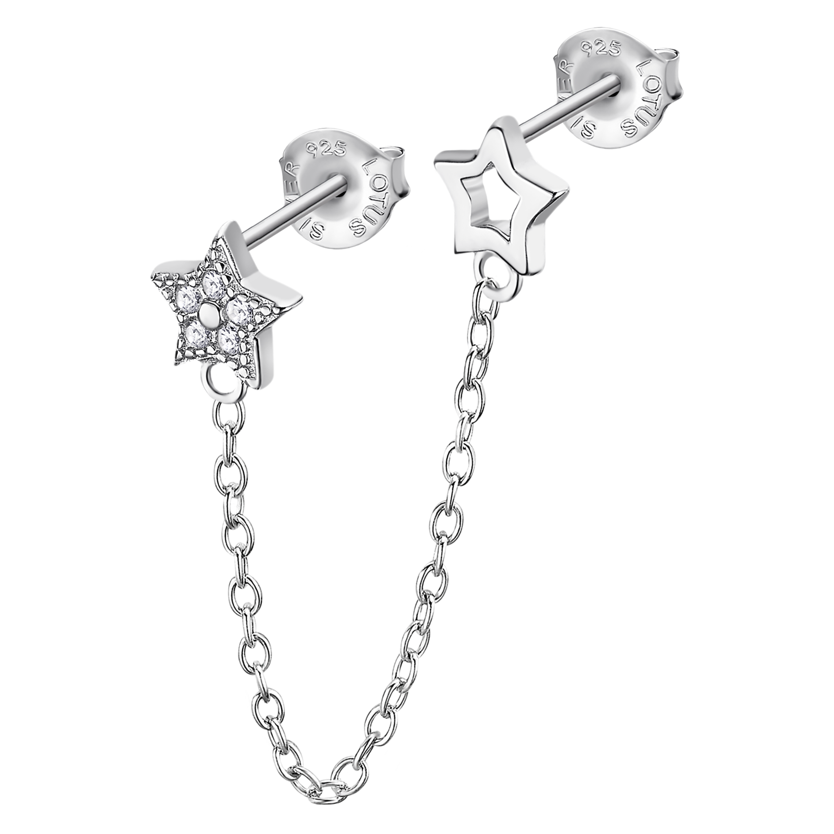 Brincos cadeia lotus silver lp3340-9/1 prata, mulher_PRODUCT