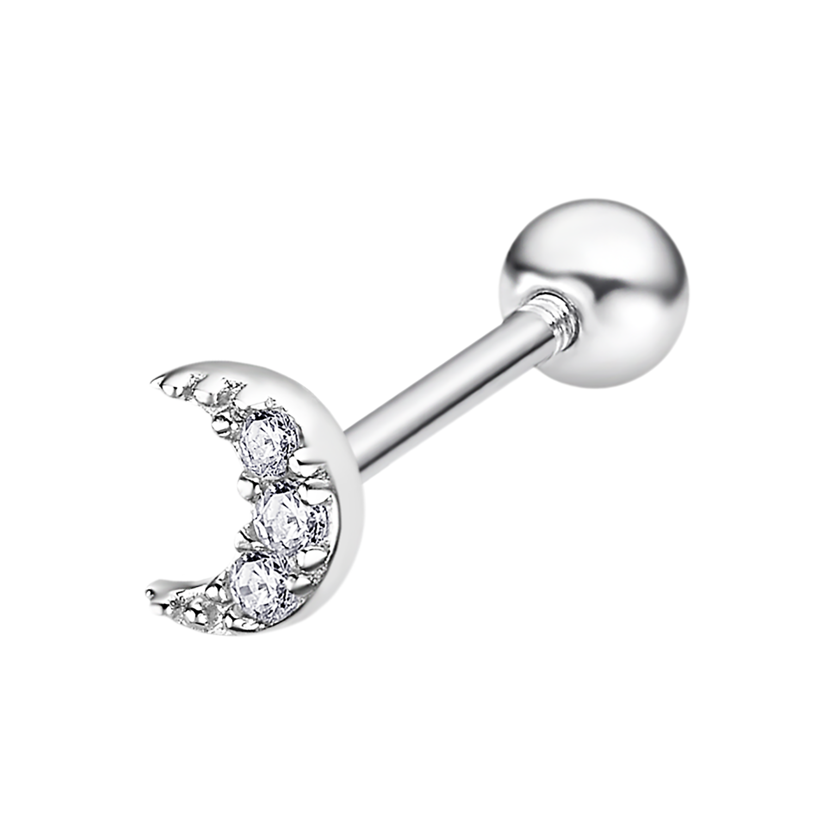 Piercing lua lotus silver lp3371-9/1 prata, mulher_PRODUCT