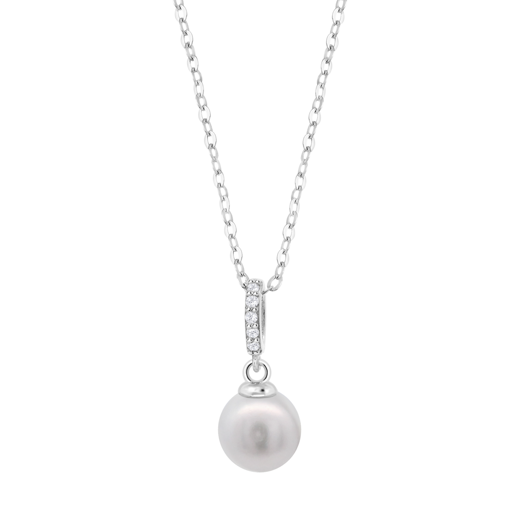 Colar lotus silver pearls lp3478-1/1 prata, mulher_PRODUCT