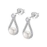 Brincos lotus silver pearls lp3481-4/1 prata, mulher