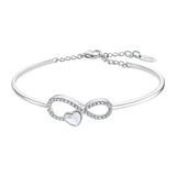 Pulseira infinito lotus silver lp3531-2/1 prata, mulher