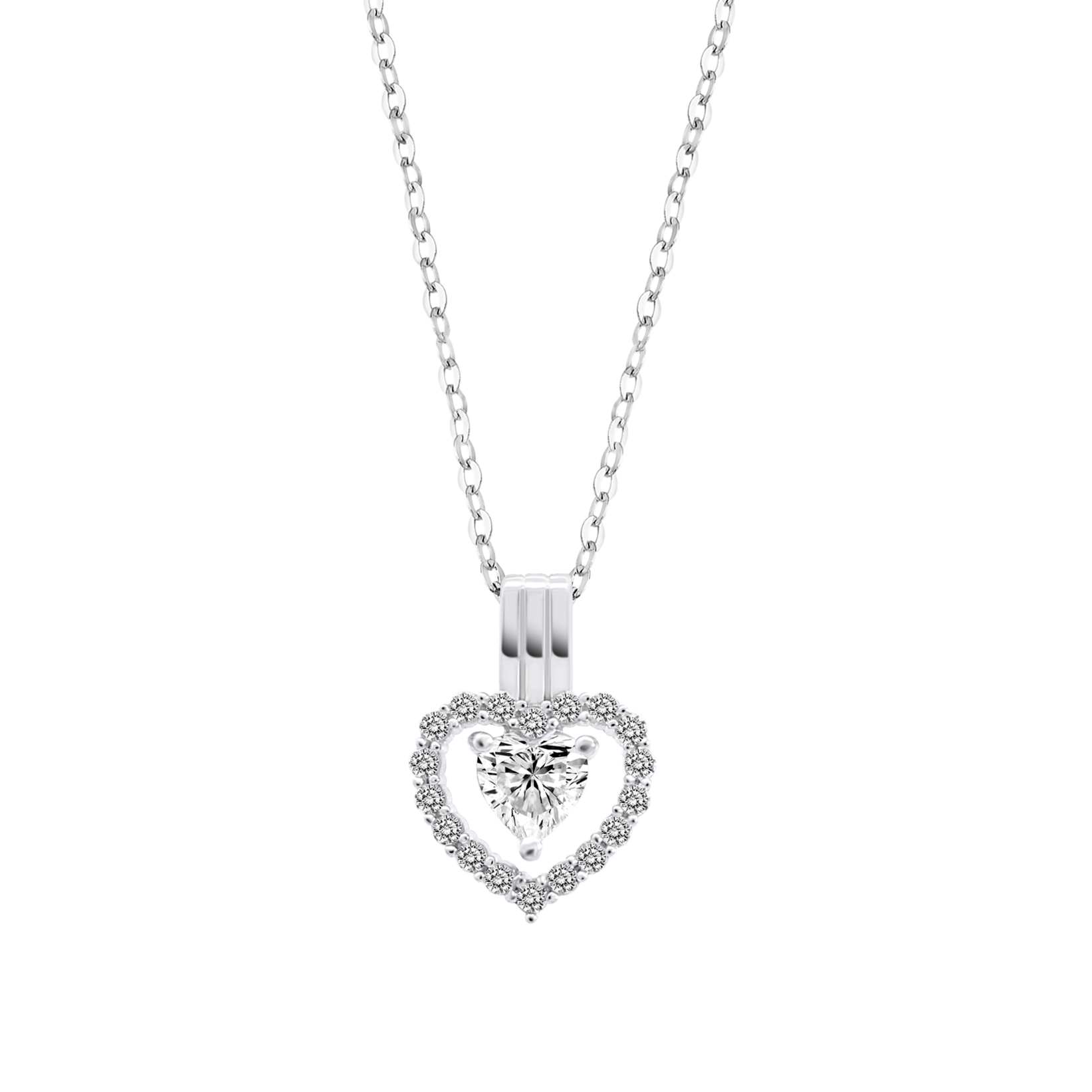Colar coração lotus silver lp3555-1/1 prata, mulher_PRODUCT