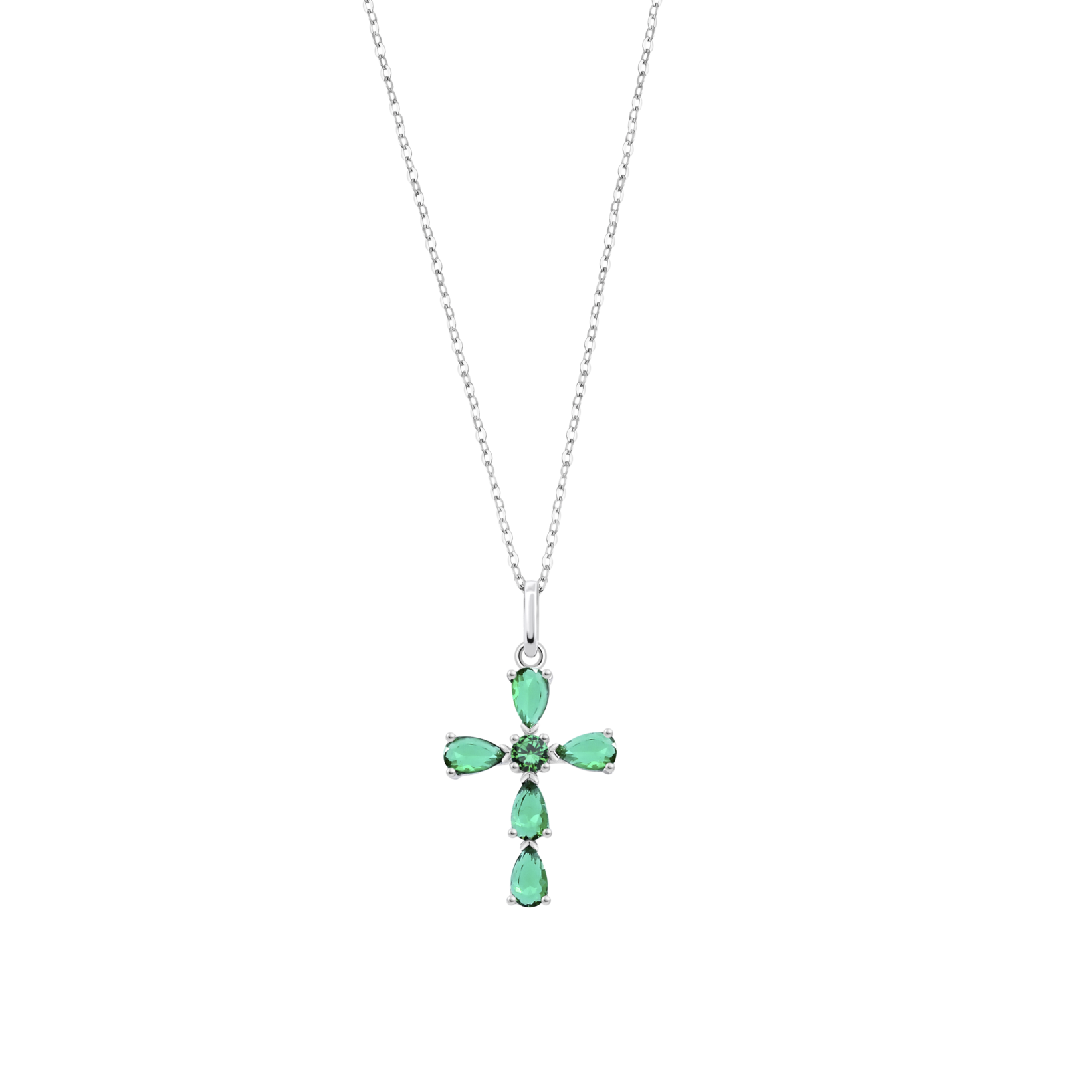 Colar cruz lotus silver lp3558-1/2 prata, mulher_PRODUCT