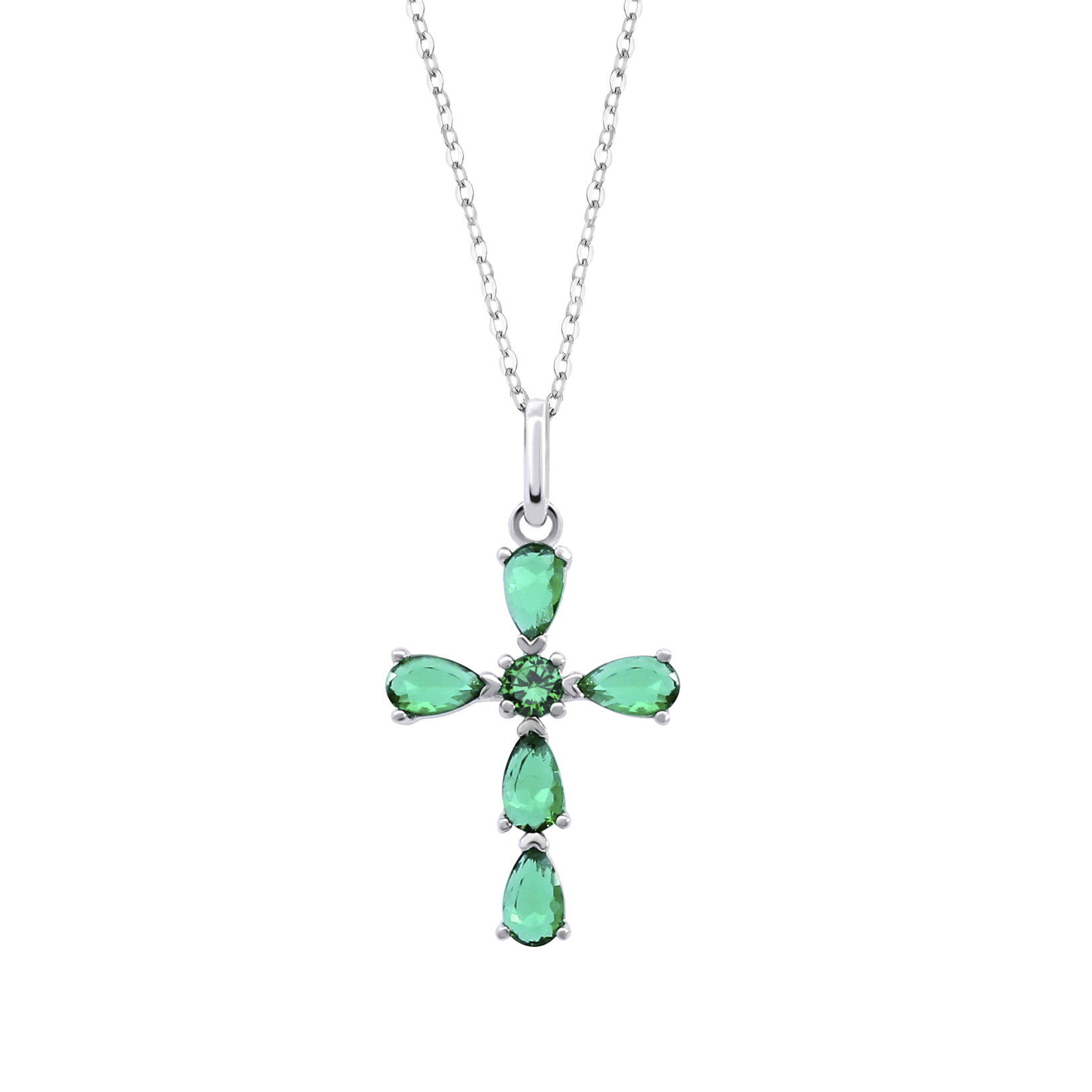 Colar cruz lotus silver lp3558-1/2 prata, mulher_PRODUCT